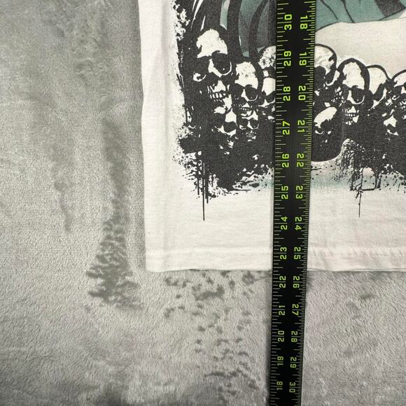 Rare Vintage Death Note L Big Face Print White Shonen Jump Promo Anime T-shirt M - Picture 7 of 7